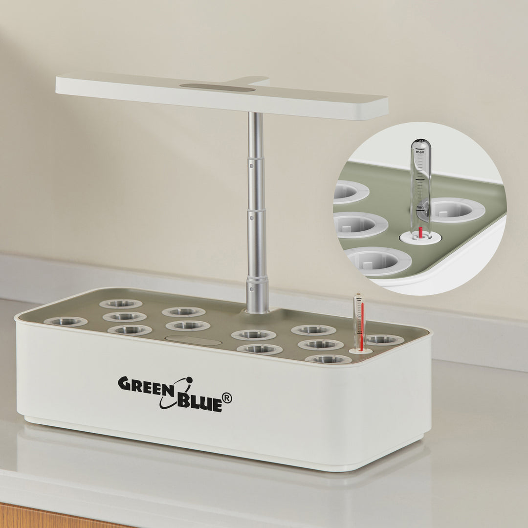 GreenBlue Intelligent Indoor Plant Growing System, SMART pot, 4L capacity, for 12 plants, full spectrum LEDs, GB133