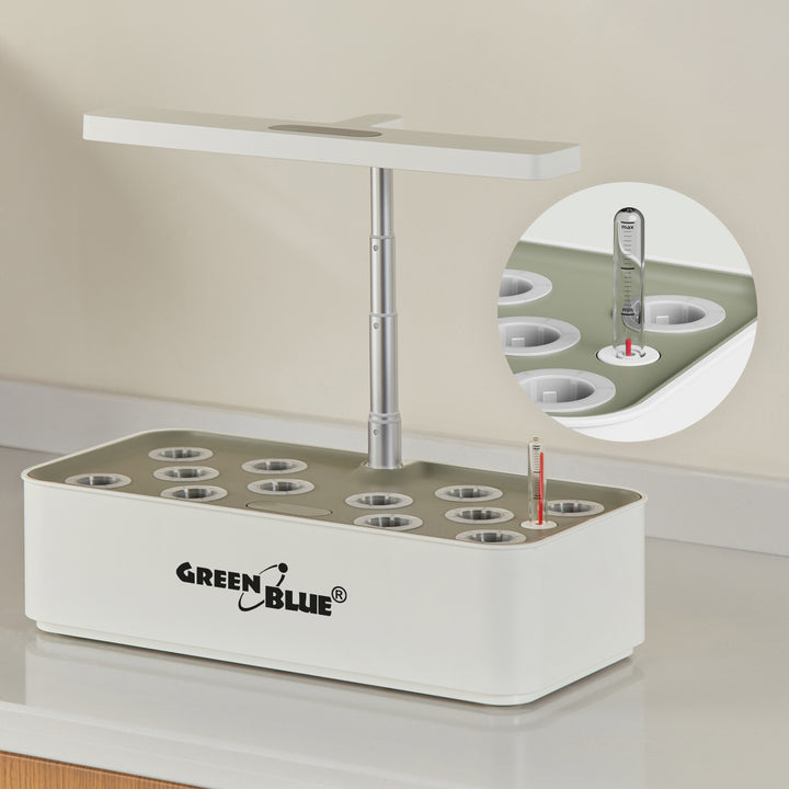 GreenBlue Intelligent Indoor Plant Growing System, SMART pot, 4L capacity, for 12 plants, full spectrum LEDs, GB133