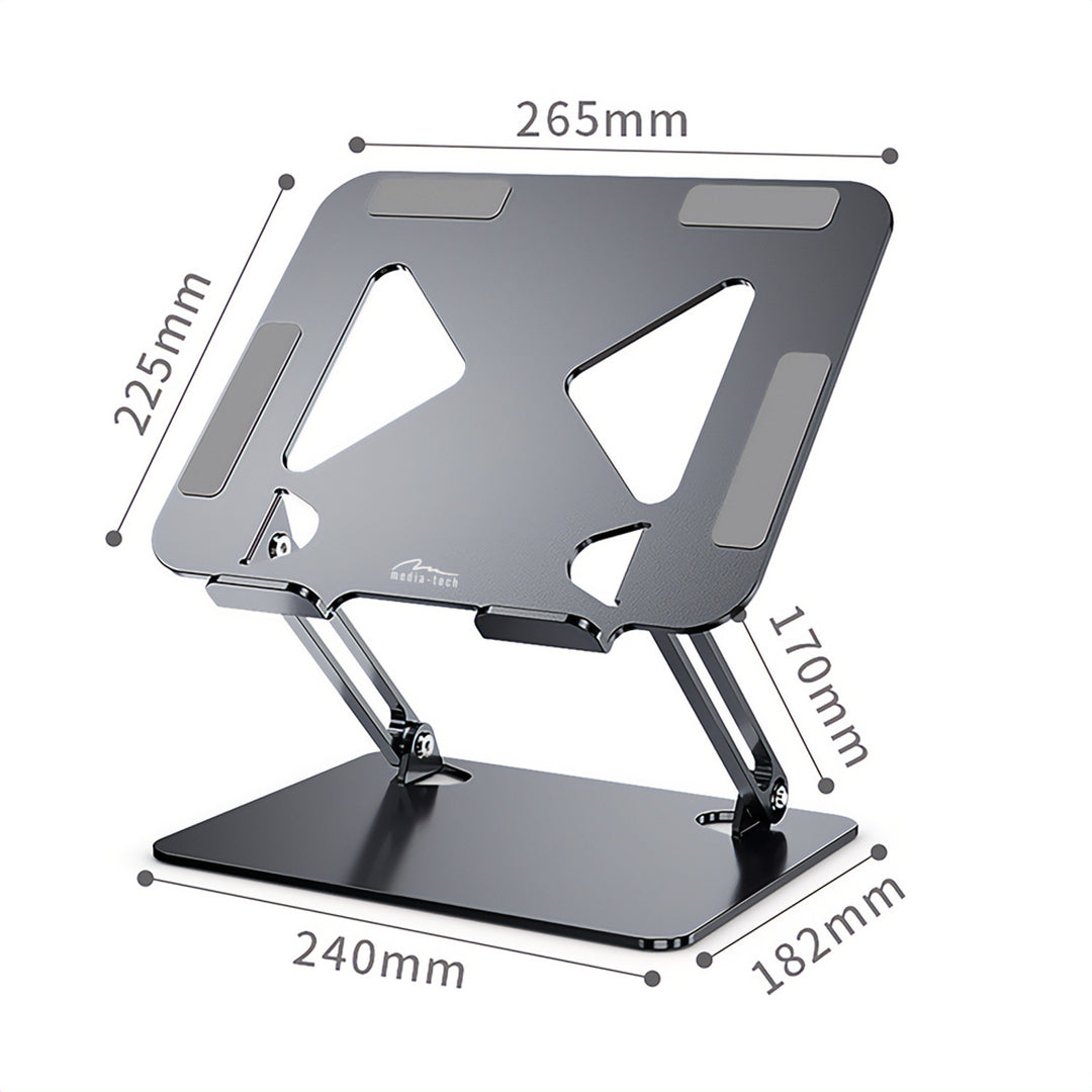 Adjustable ergonomic laptop stand 10-17 inches LAPTOP STAND Media-Tech MT2661