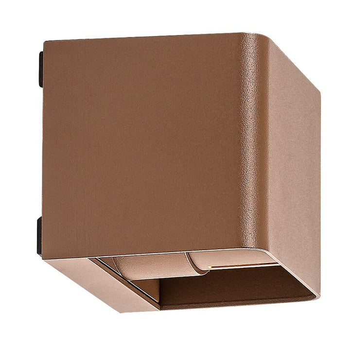 Rabalux Hallstatt 10W outdoor wall lamp IP54 brown outdoor light