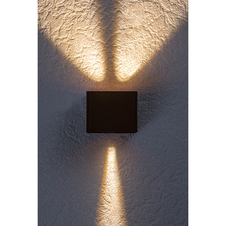 Rabalux Hallstatt 10W outdoor wall lamp IP54 brown outdoor light