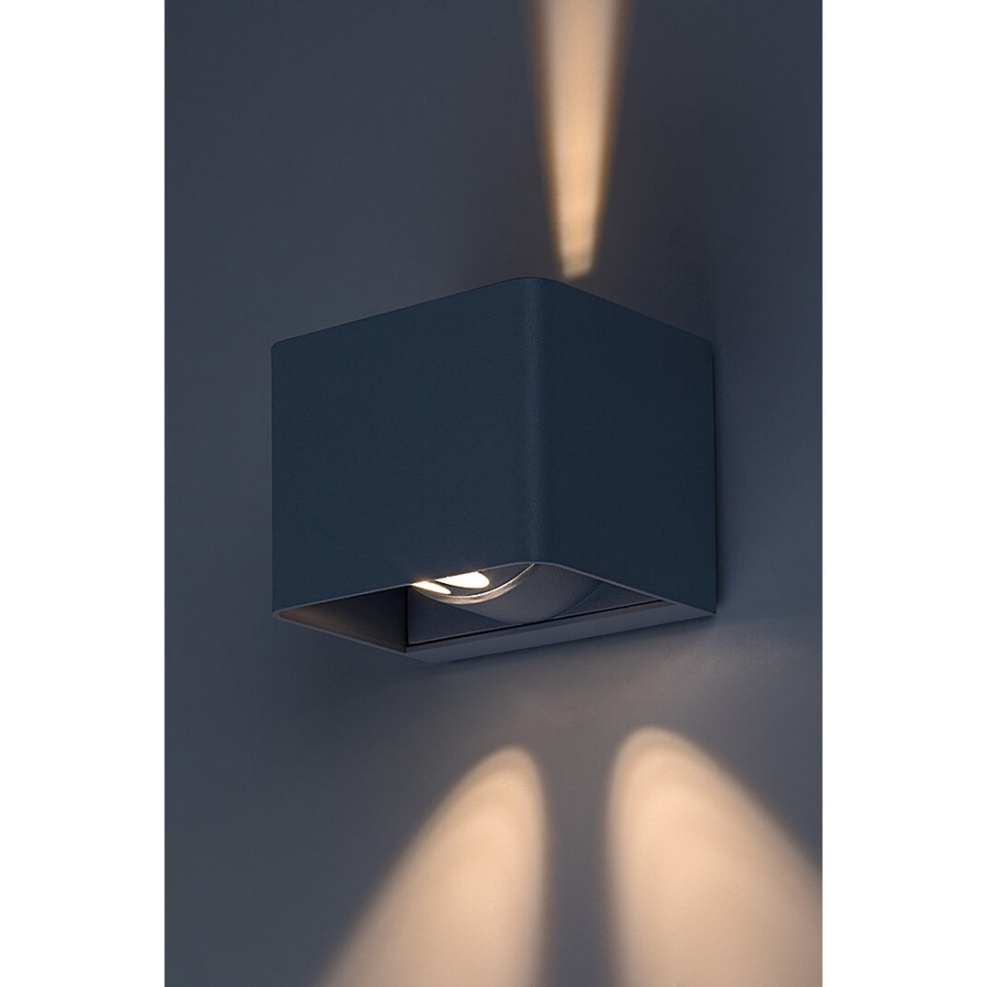 Rabalux Hallstatt 10W outdoor wall lamp IP54 grey outdoor light