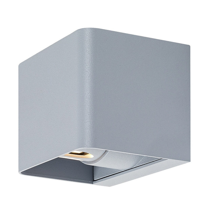 Rabalux Hallstatt 10W outdoor wall lamp IP54 grey outdoor light