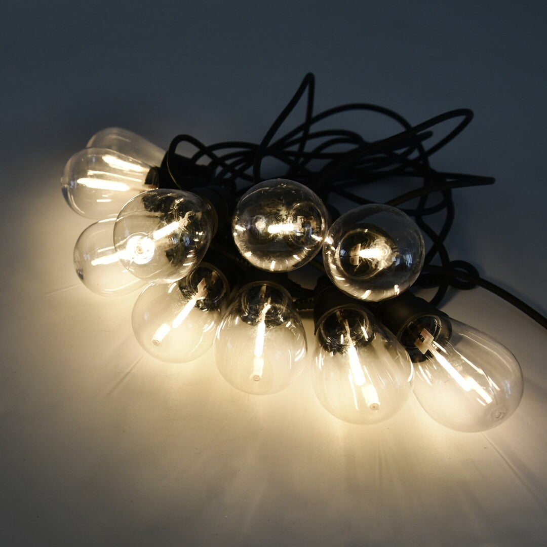 Rabalux Zirc 3.6W IP44 outdoor solar lights on a string