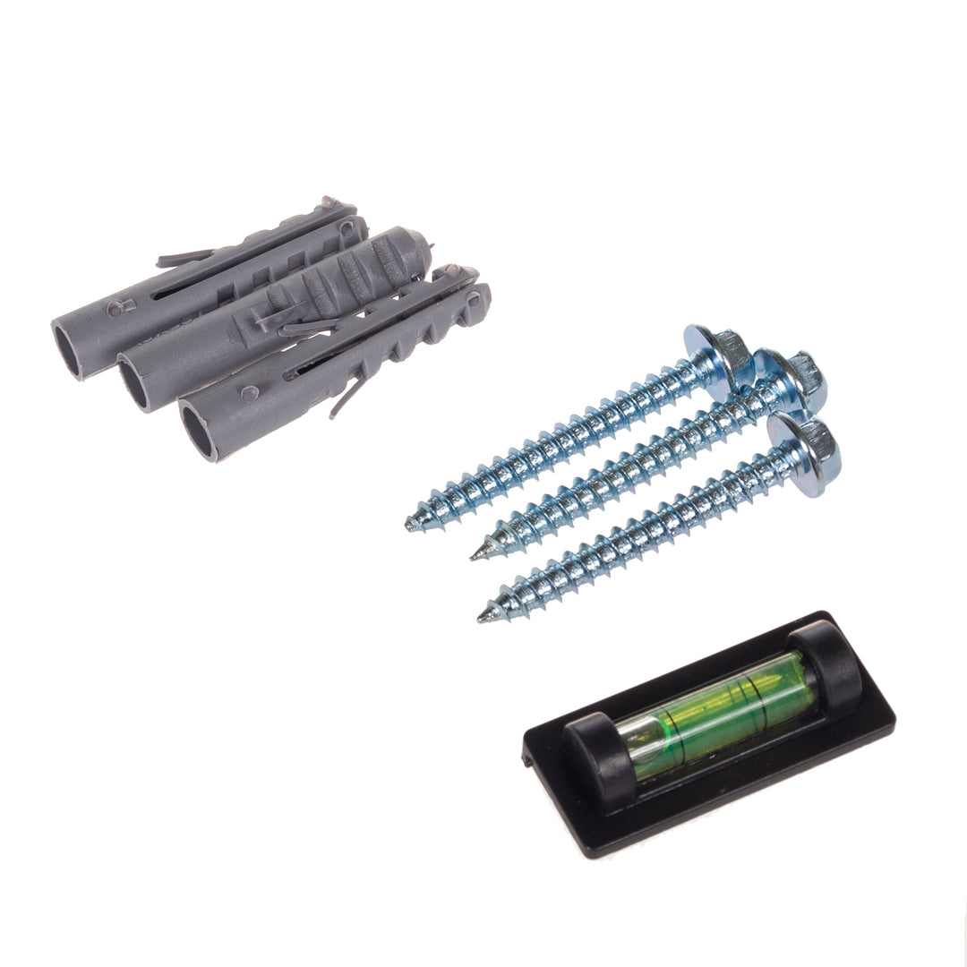 Seilf DVD Maclean, uasmhéid 10kg, gloine, MC-738, 2 phíosa