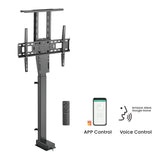 Maclean, TUYA, 37''-80''' Electric Extension TV Mount, VESA 600x400, max 60kg, MC-866T + HDMI 2.0 4K 3D UHD 1.8m CABLE 48 bit Copper