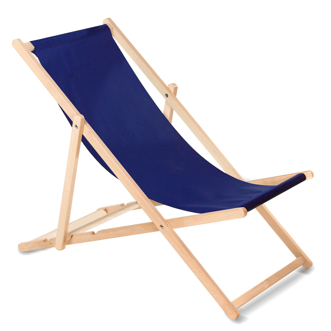 GreenBlue GB183 navy blue beech classic lounger, 4 pieces
