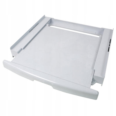 Universal washer-dryer connector, pull-out shelf, 60 cm, white, Scanpart