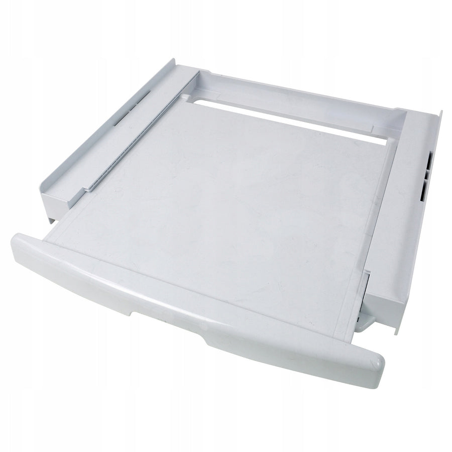 Universal washer-dryer connector, pull-out shelf, 60 cm, white, Scanpart
