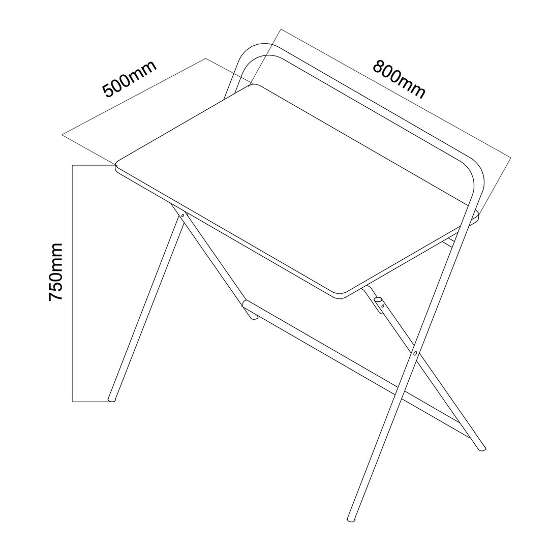 Tábla deisce ríomhaire glúine ilfheidhmeach Maclean, dubh, barr 50x80cm, uasmhéid 50kg, MC-127 B