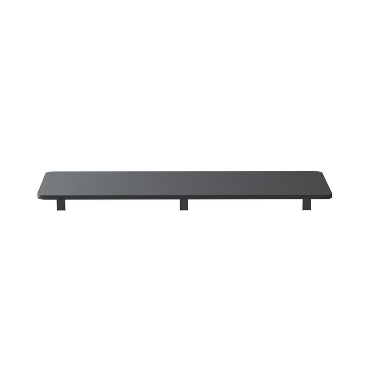 Maclean folding shelf/top, black, 100x40 cm, max 50 kg, MC-128 B