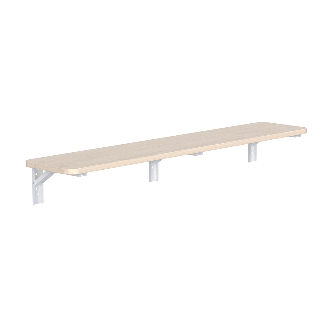 Maclean folding shelf/top, light wood color, 100x20 cm, max.50 kg, MC-129 WD