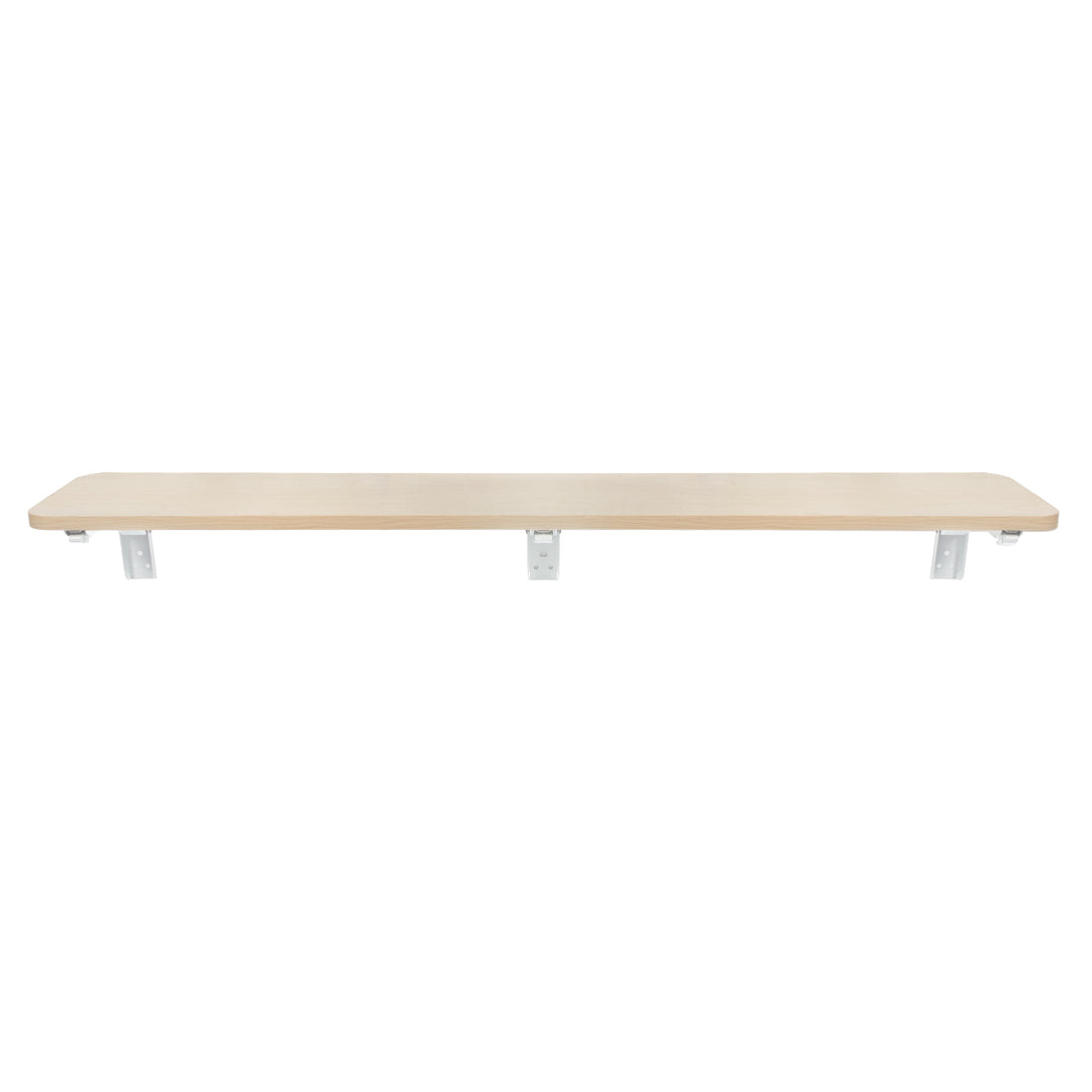Maclean folding shelf/top, light wood color, 100x20 cm, max.50 kg, MC-129 WD