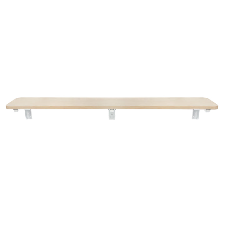 Maclean folding shelf/top, light wood color, 100x20 cm, max.50 kg, MC-129 WD