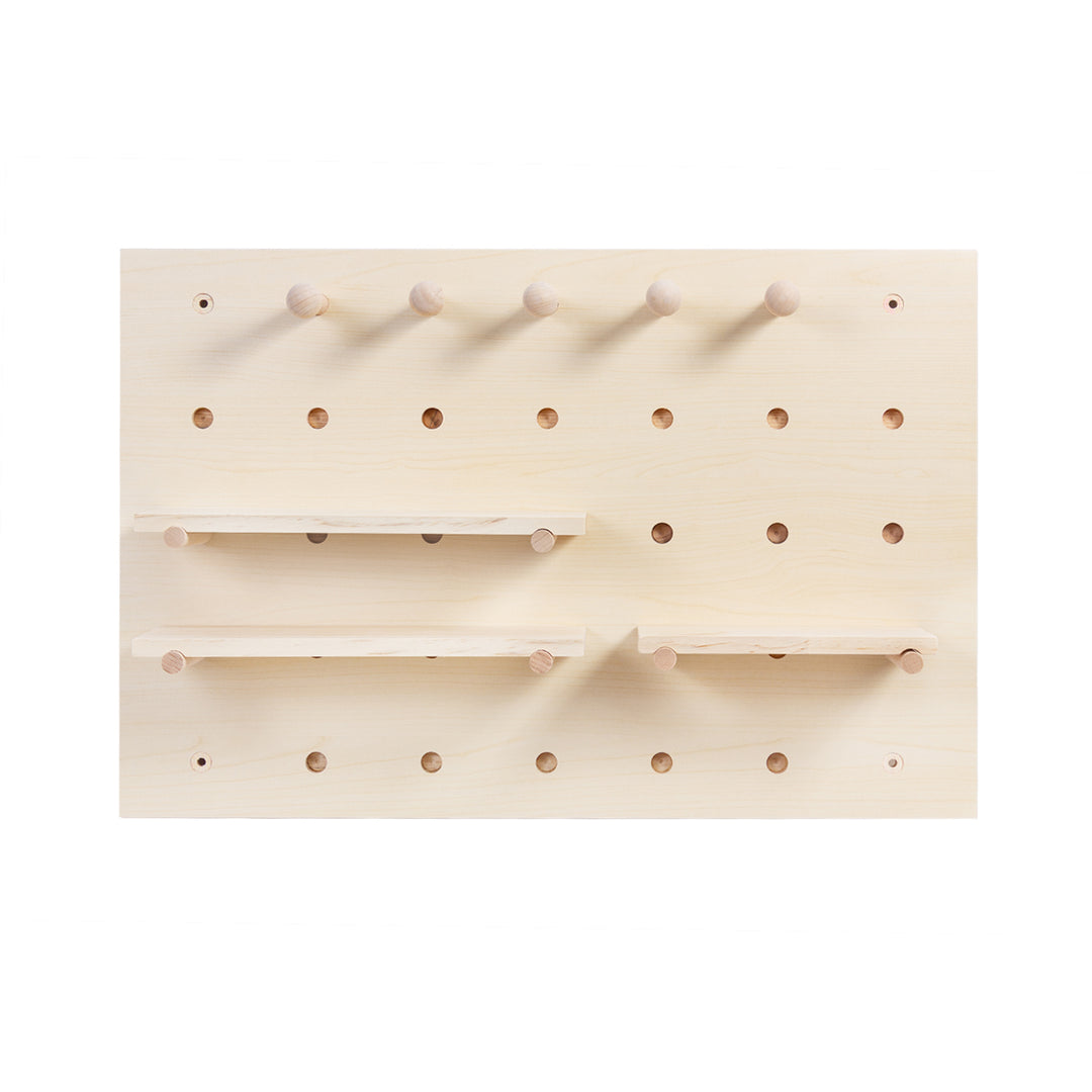 Maclean wooden board organizer, light wood color, 40x60 cm, max. 20 kg, MC-130 WD