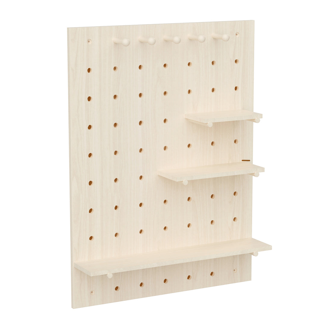 Maclean wooden organizer board, light wood color, 60x80 cm, max. 20 kg, MC-131 WD