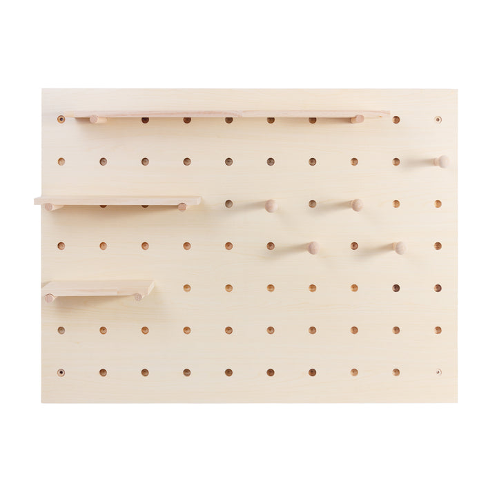 Maclean wooden organizer board, light wood color, 60x80 cm, max. 20 kg, MC-131 WD