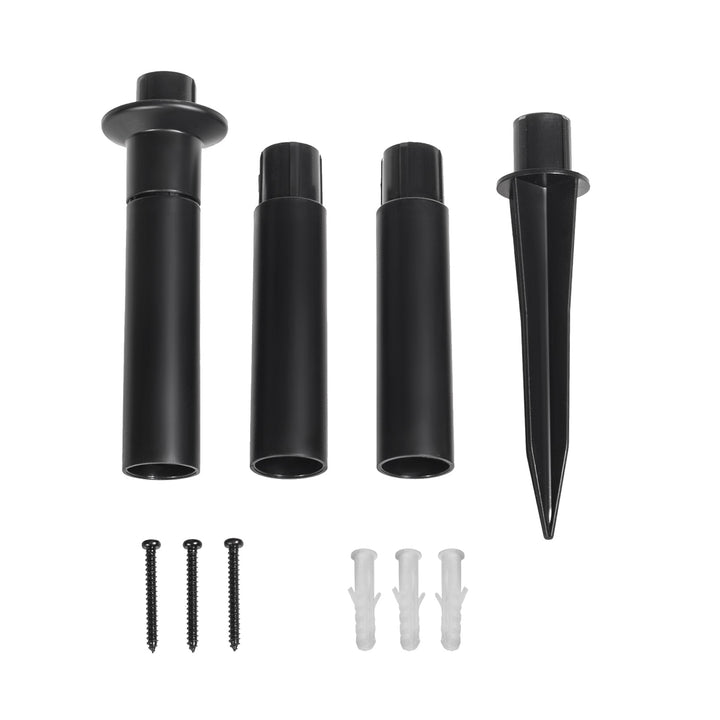 GreenBlue solar lamp, freestanding, garden, sphere 25x25x58cm, white LED, GB166, 4 pieces