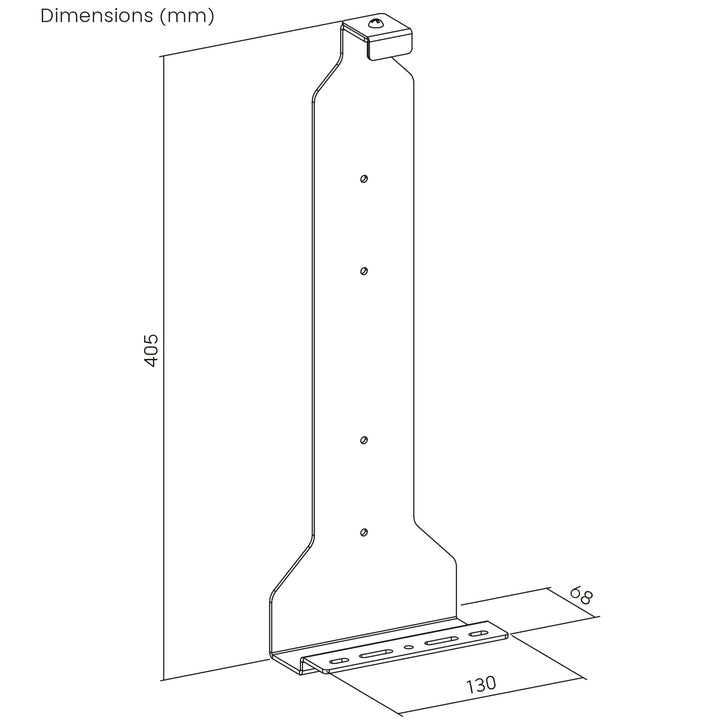 Stand wall mount white PS5 with pad holder, 10kg max,RS181 + Stand wall mount white for Playstation 5 console, 10kg max, NanoRS RS180