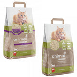 Clumping Litter, Lavender, crushed, 7 liters + Clumping Litter, Classic, crushed, 7 liters, Animax
