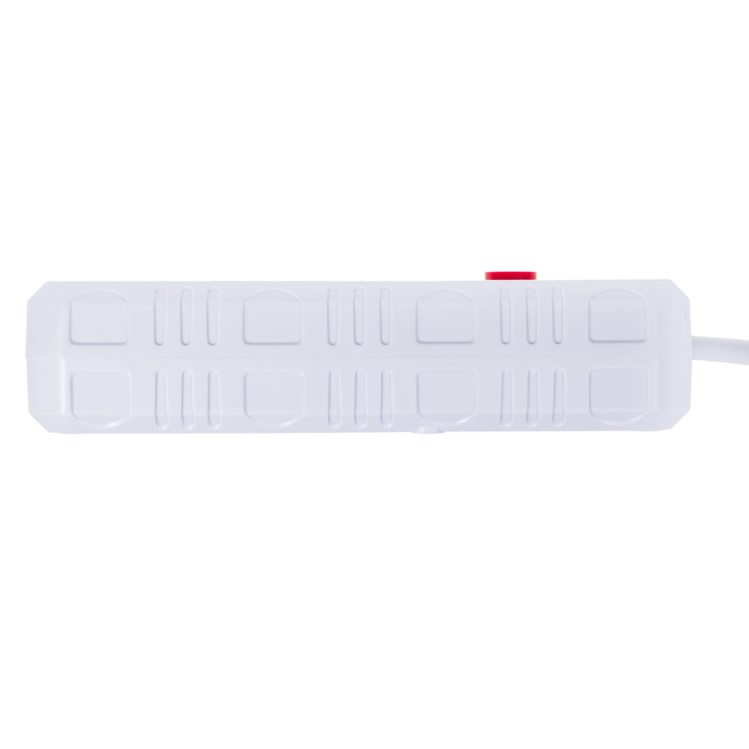 Maclean power strip, 4-socket extension cable + 3xUSB, 110-240V AC 50/60Hz, 2.1A max 2500W, 3m, white, MCE393 W