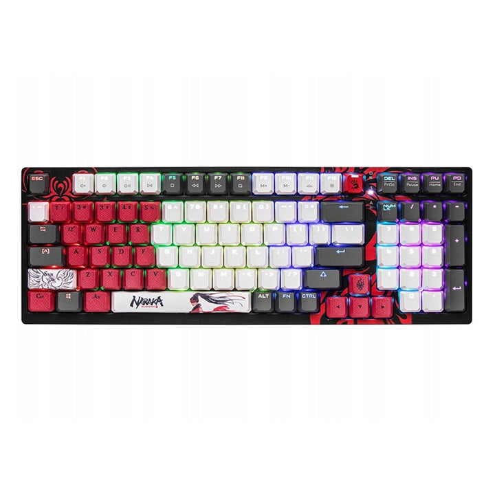 A4TECH BLOODY S98 USB Naraka Mechanical Keyboard (BLMS Red Plus Switches)