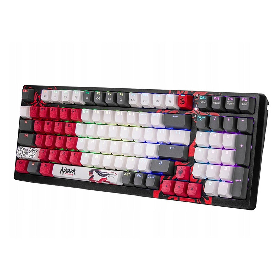 A4TECH BLOODY S98 USB Naraka Mechanical Keyboard (BLMS Red Plus Switches)