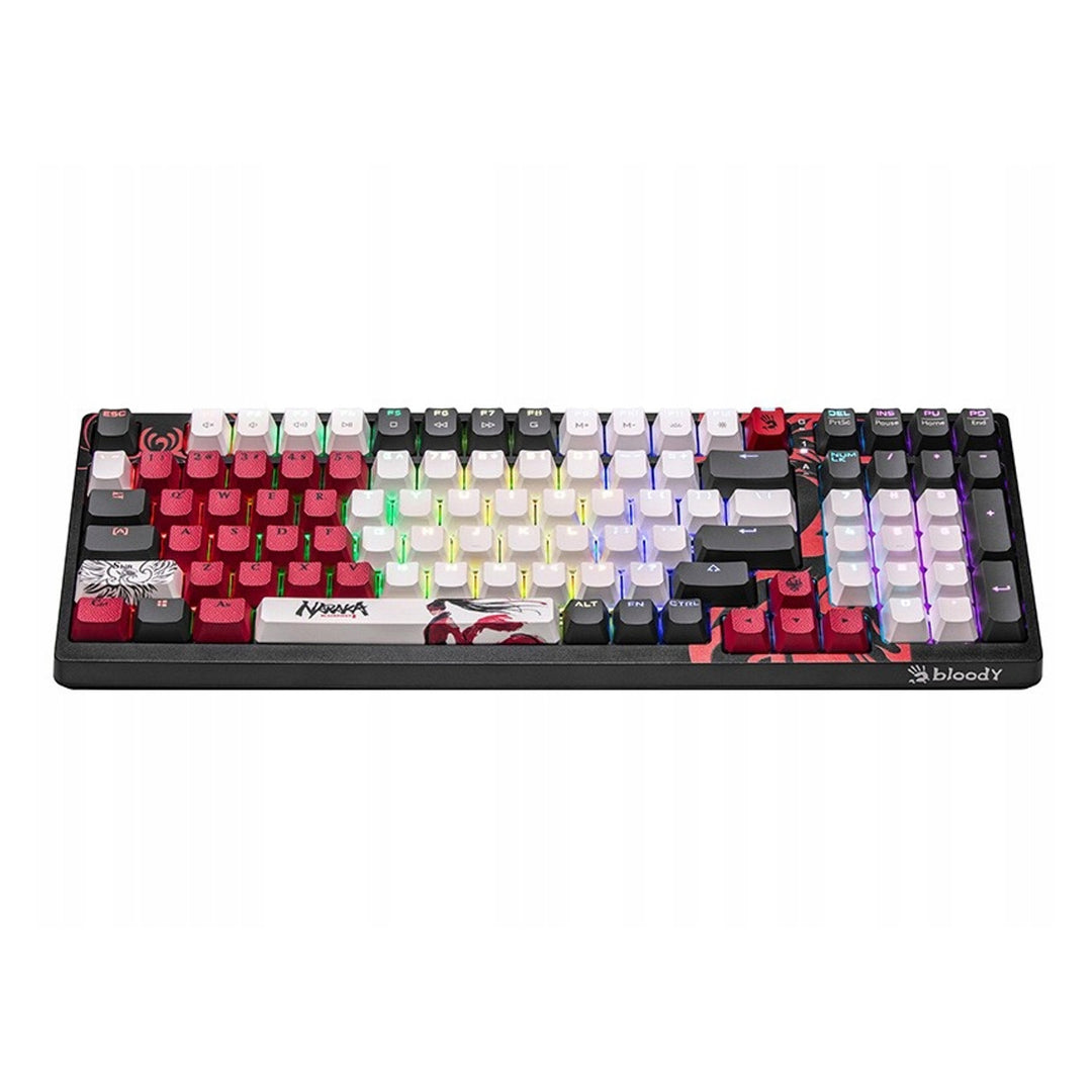 A4TECH BLOODY S98 USB Naraka Mechanical Keyboard (BLMS Red Plus Switches)