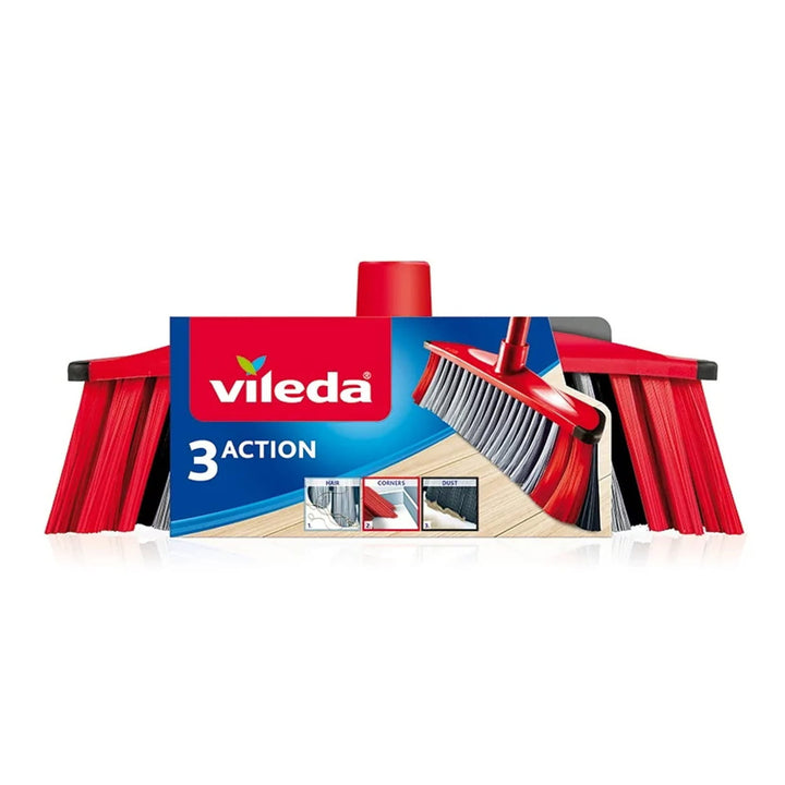 Three-fiber brush, no rod, Vileda 3-Action cartridge
