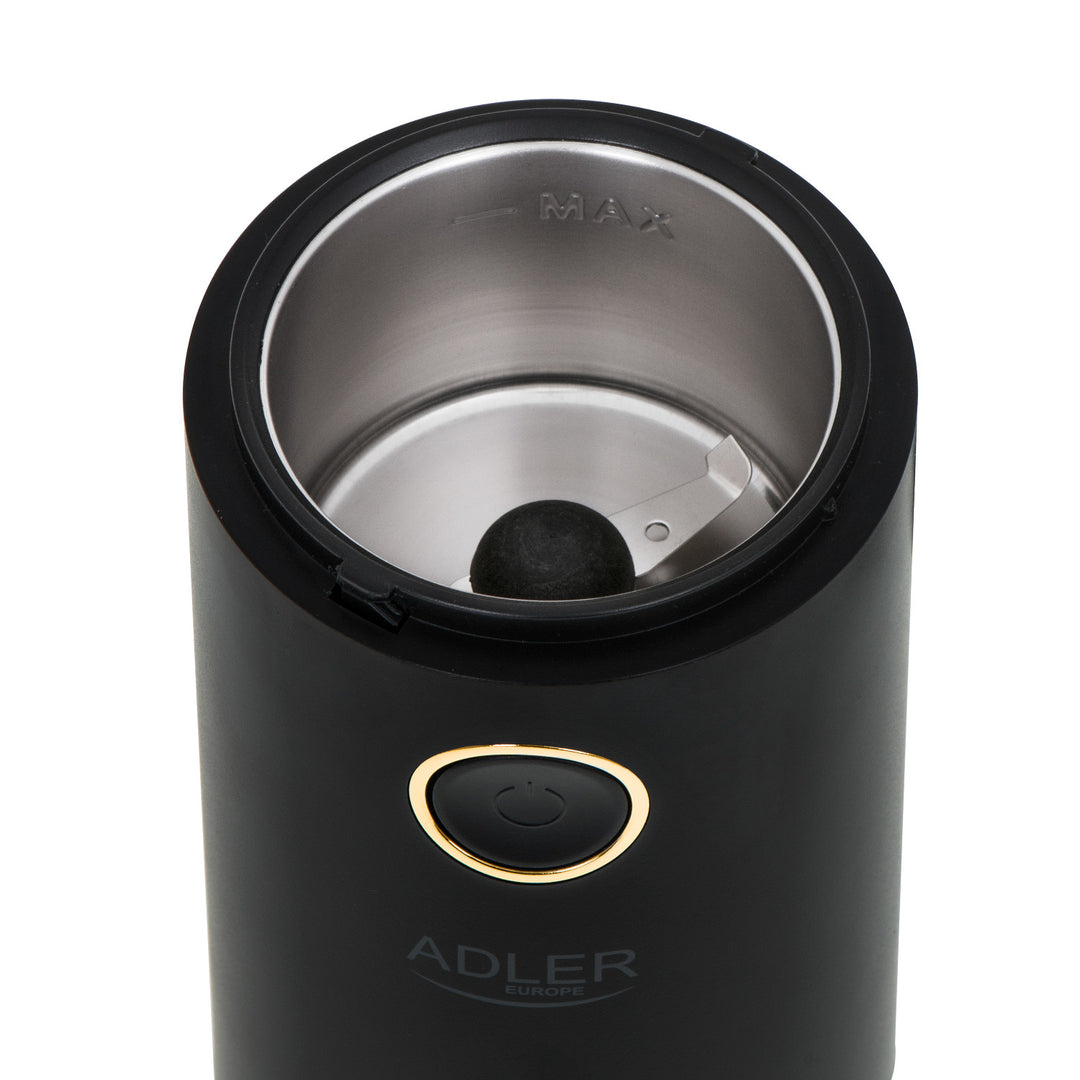 Adler electric coffee grinder, 150W, black, AD 4446BG
