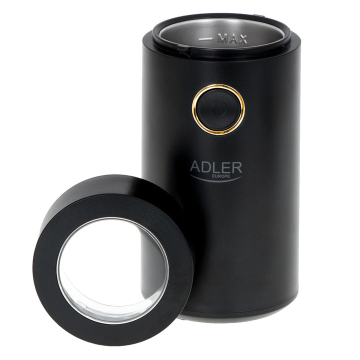 Adler electric coffee grinder, 150W, black, AD 4446BG