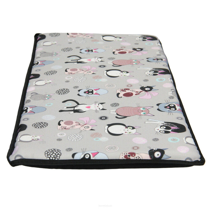 Cat bed cushion for windowsill 25x55cm Bertoni pattern CATNIP