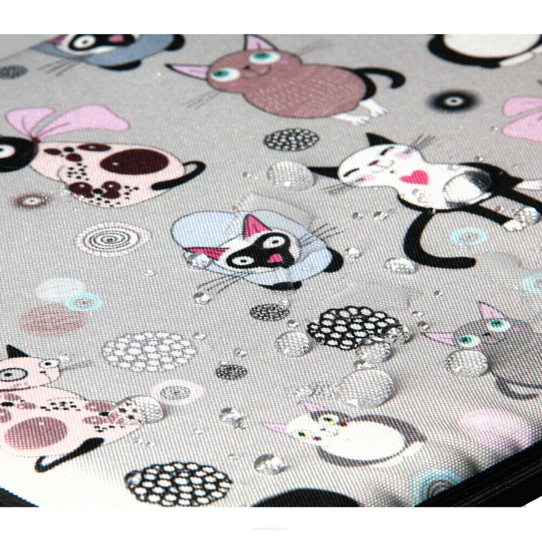 Cat bed cushion for windowsill 25x55cm Bertoni pattern CATNIP