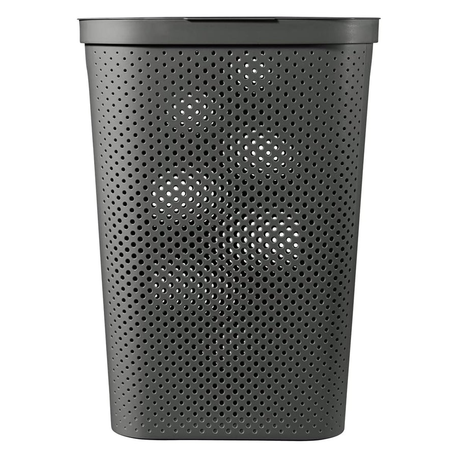 Curver Infinity Recycled laundry basket 60L dark grey