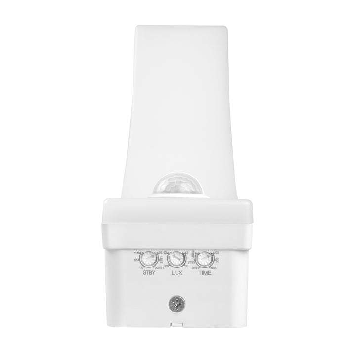 Lampa LED braiteoir gluaisne Maclean, braiteoir gluaisne PIR, bán, 20W, IP65, 2000lm, bán neodrach (4000K) MCE512 W, 2 phíosa