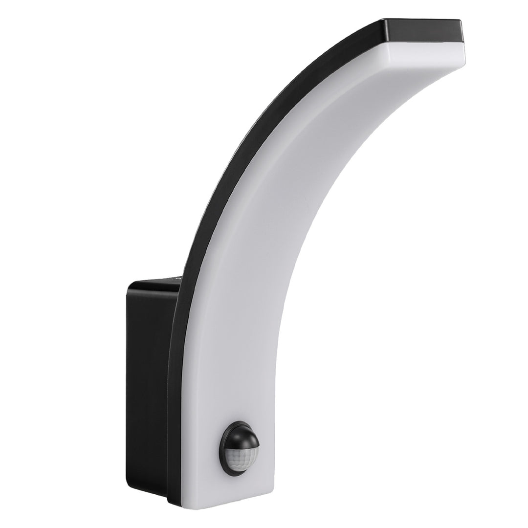 Maclean motion sensor LED lamp, PIR motion sensor, black, 20W, IP65, 2000lm, neutral white (4000K) MCE512 B, 4 pieces