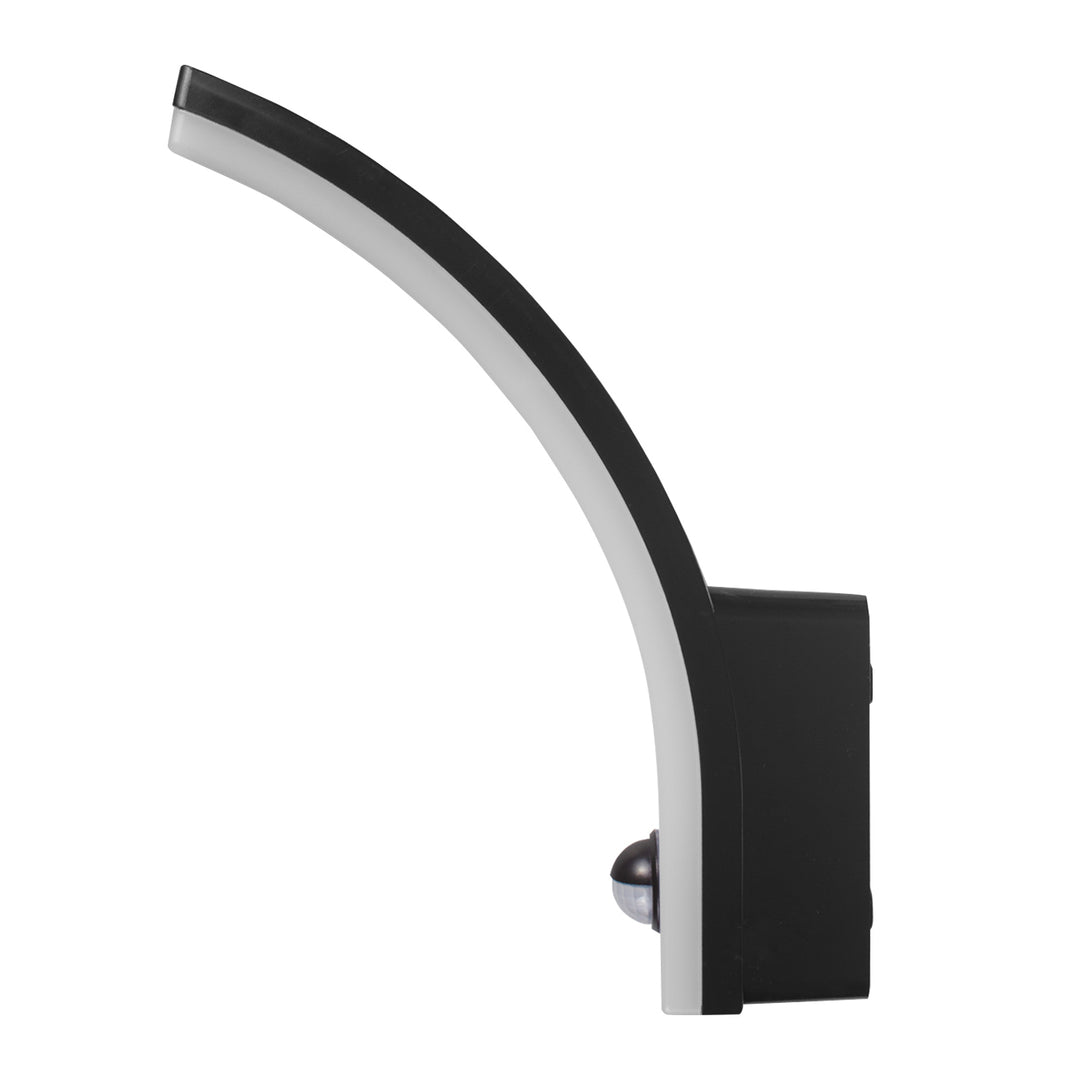 Maclean motion sensor LED lamp, PIR motion sensor, black, 20W, IP65, 2000lm, neutral white (4000K) MCE512 B, 4 pieces