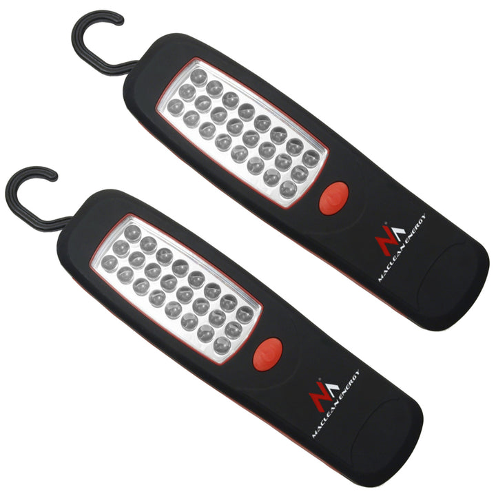 Lampa ceardlainne Maclean 24 LED, maighnéad, crúca, MCE03 2 phíosa