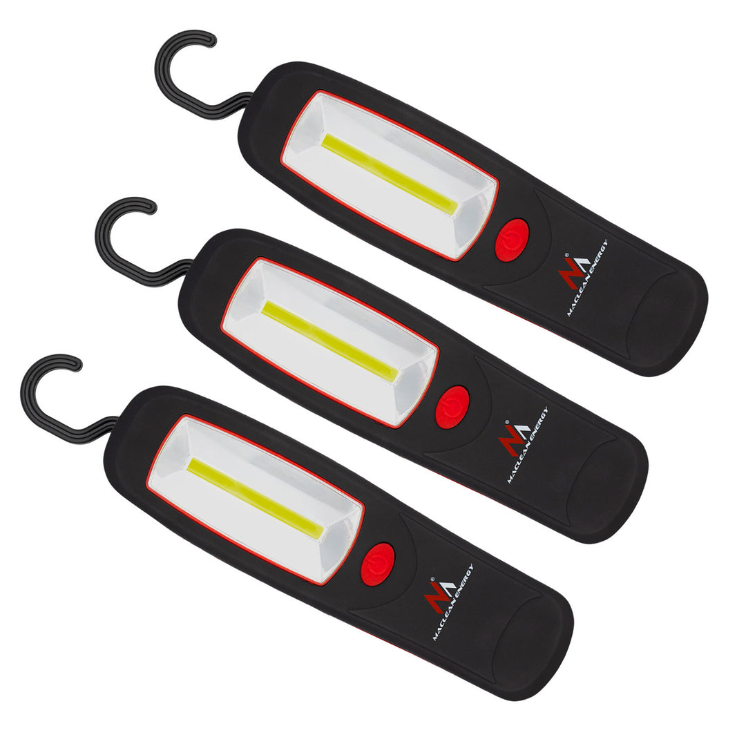 Maclean 24 LED workshop lamp, magnet, hook, MCE03 3 pieces