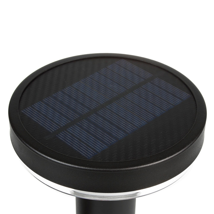Maclean Solar LED Light, with sensor, 3 modes, plug-in, Li-ion 18650, IP44, 3.7V, 1200 mAh, Black, MCE465 B, 8 pieces