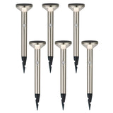 Maclean Solar LED Light, with sensor, 3 modes,plug-in, Li-ion 18650, IP44, 3.7V, 1200 mAh, Chrome matt, MCE465 C/M, 6 pieces
