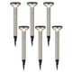 Maclean Solar LED Light, with sensor, 3 modes,plug-in, Li-ion 18650, IP44, 3.7V, 1200 mAh, Chrome matt, MCE465 C/M, 6 pieces