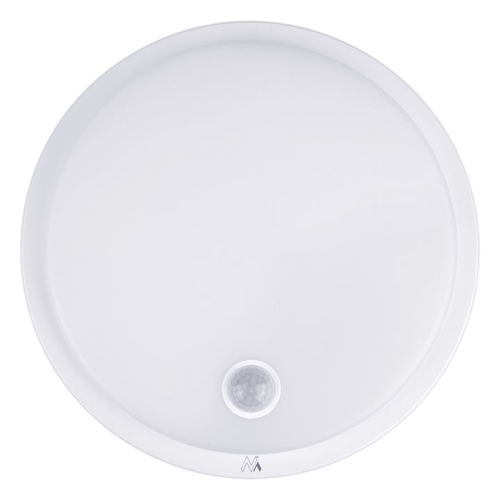 Maclean LED lamp with motion sensor, PIR sensor, white, 10W, IP65, 1000lm, neutral color, MCE525 W