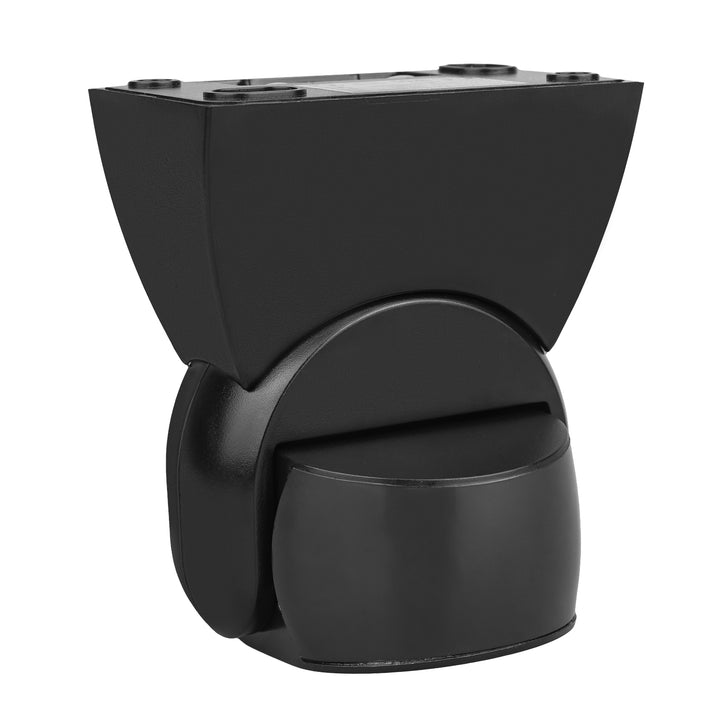 Maclean PIR motion sensor, infrared, IP65, black with black cover, range 12 m, MCE201 B/B