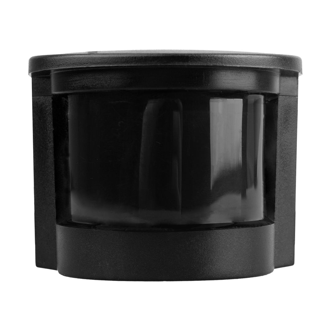 Maclean wall-mounted motion and twilight sensor, 180°, max. 1200W, black with black cover, MCE25 B/B