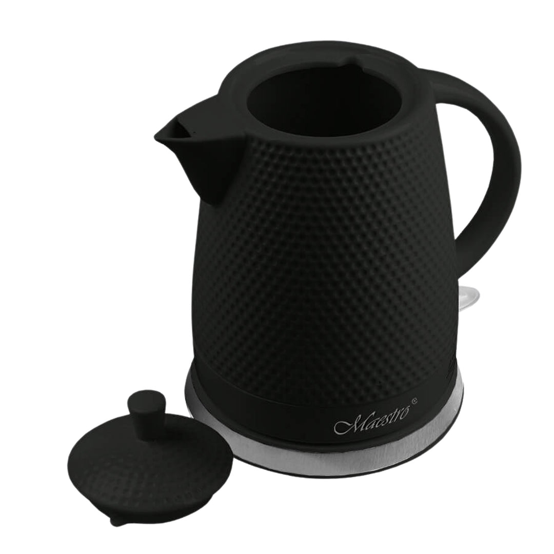 Maestro ceramic kettle, capacity 1.5l, 1500W, black, MR069 UK plug