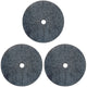 Bertoni anti-weed disc set to use in the garden, 3 pieces, 40 cm, gray