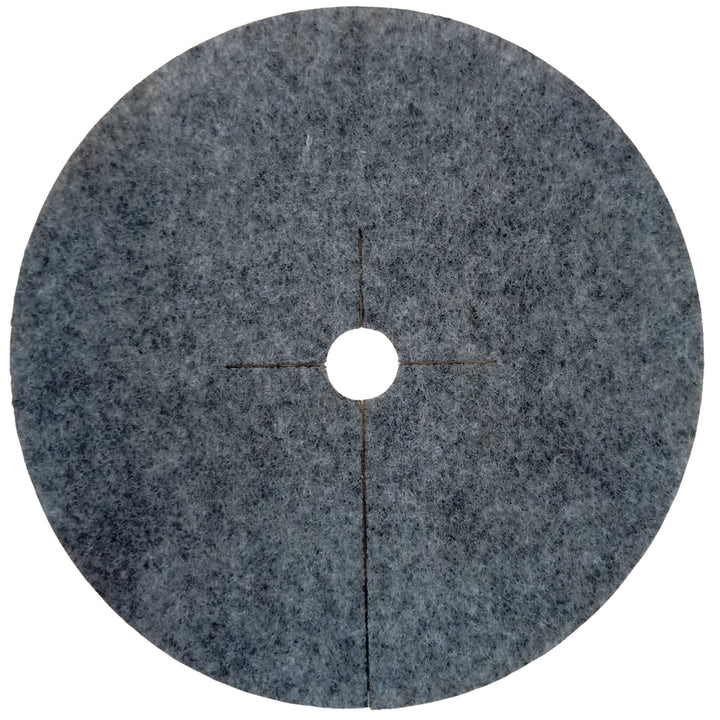 Bertoni anti-weed disc set for use in the garden, 3 pieces, 50 cm, gray