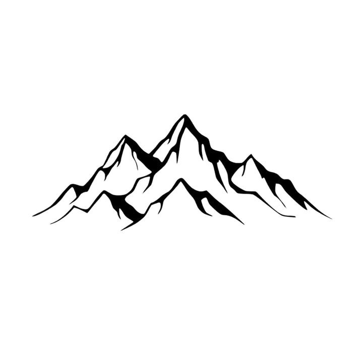 Openwork painting, 3D wall decoration, 3D painting "Panorama of Mountains" 200x68cm Black