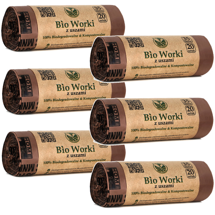 Málaí bith-mhúirínithe bith-bhithmhillte 35 lítear 6x20 píosa